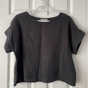 Elizabeth Suzann Georgia Tee - Black